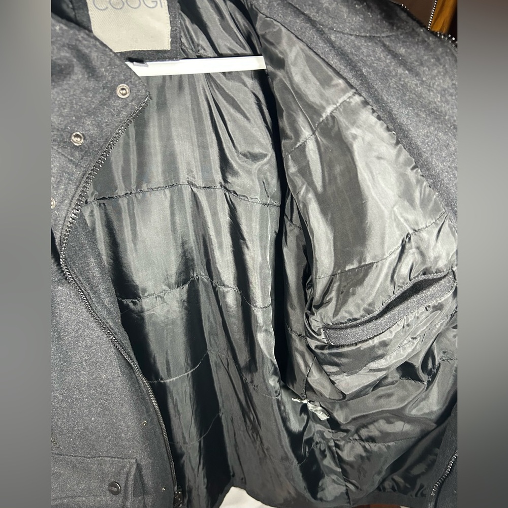 COOGI Dark Gray Military Field Coat- Wool Blend Size 2X - Picture 8 of 14